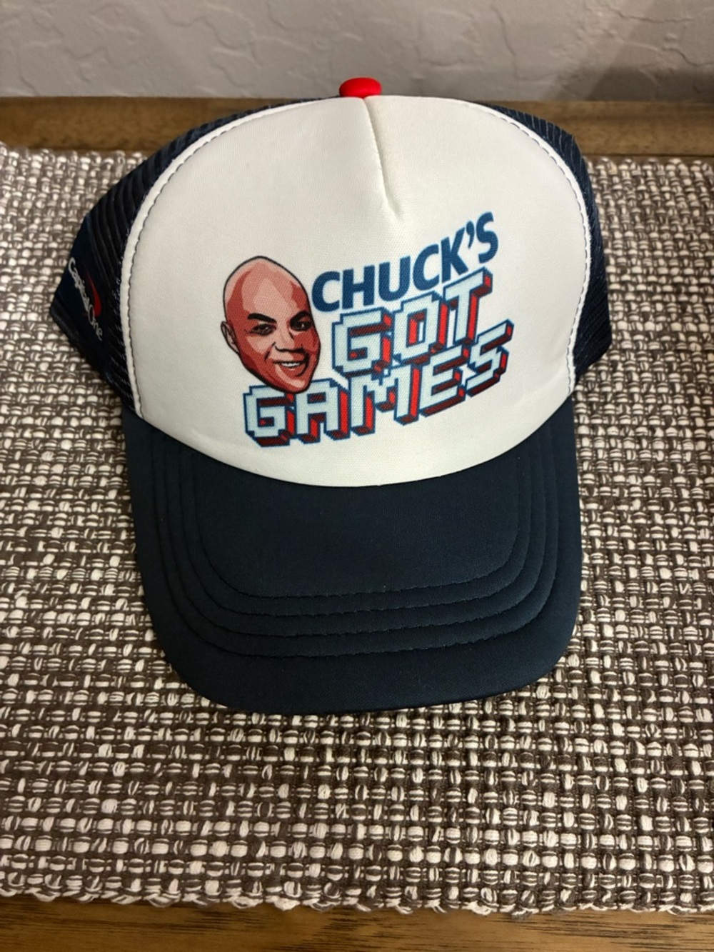 NCAA Navy and White Chuck's Got Games Trucker Hat 2026 NCAA Women’s Final Four